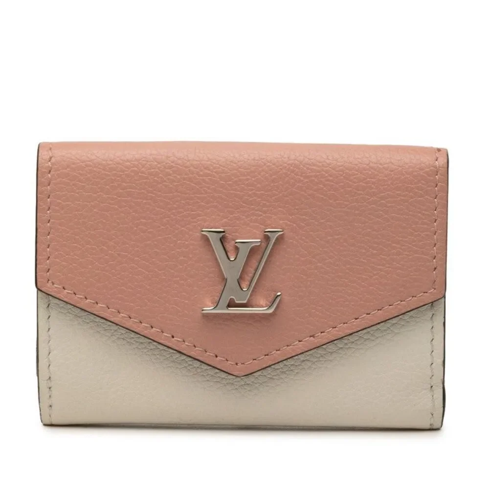 Louis Vuitton Portefeuille Lock Mini Trifold Wallet